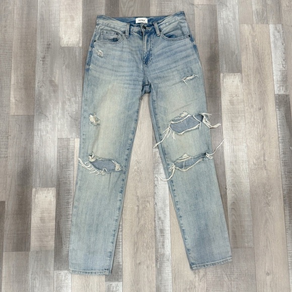 Pistola denim Presley 90’s style straight leg high rise faded wash jean ❤️ - Picture 4 of 7